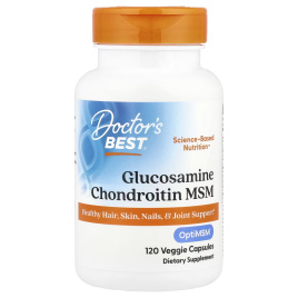 Dr. Best Хондропротекторы Глюкозамин+Хондроитин+МСМ (120 капсул) 