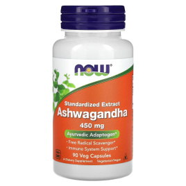 Ашваганда Now Ashwagandha (90 капсул) 