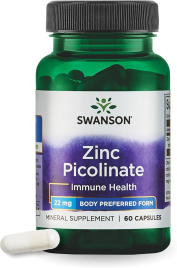 Цинк Пиколинат SWANSON Zinc Picolinate (60 капсул) 