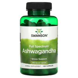 Ашваганда SWANSON Ashwagandha (100 капсул) 