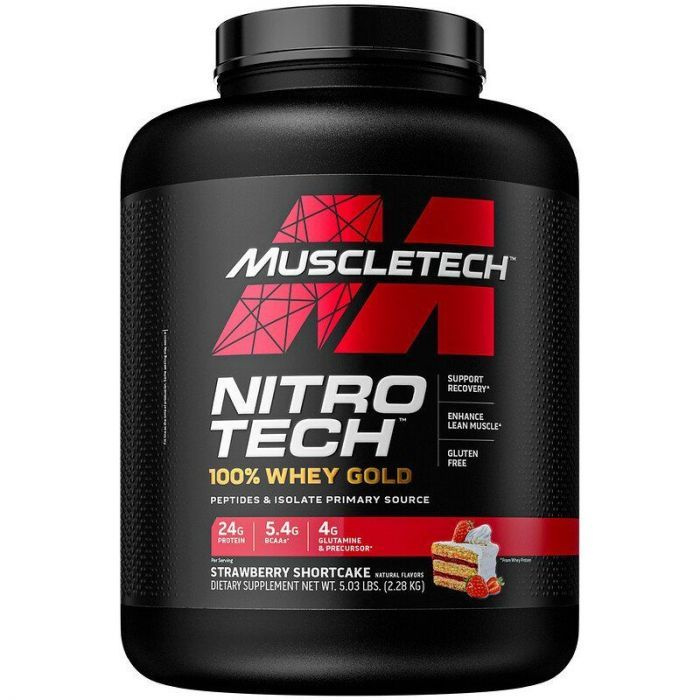 Сывороточный протеин MuscleTech Nitro Tech Whey Gold 2,2 кг фото 1