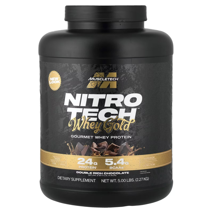 Сывороточный протеин MuscleTech Nitro Tech Whey Gold 2,2 кг фото 1