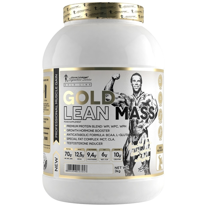 Гейнер Kevin Levrone Gold Lean Mass 3 кг фото 1