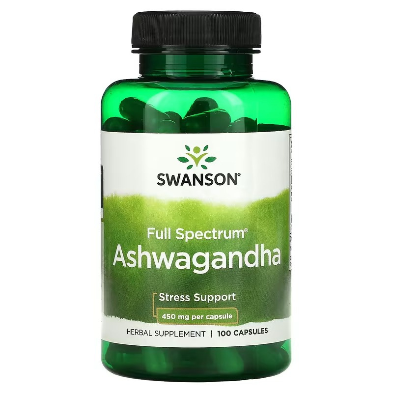 Ашваганда SWANSON Ashwagandha (100 капсул)  фото 1