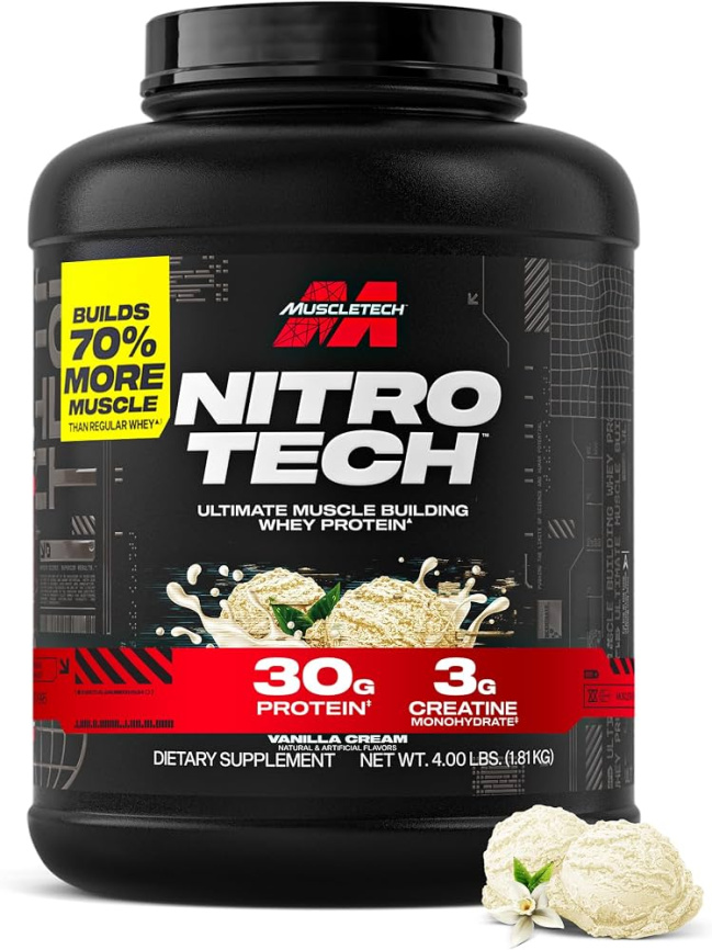 Сывороточный протеин Muscletech Nitrotech (1800 грамм) фото 1